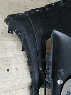 BA000214; Бампер передний; без паркт.; под омыват. (KB8A-50031) для Mazda CX-5 II (2017-2021)/БУ; Оригинал; Р1, Мелкий дефект; 