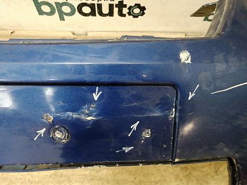 Фотография детали AA040030; Бампер передний; без паркт.; без омыват. (3M51-R17757-A) для Ford C-MAX I (2003-2007)/БУ; Оригинал; Р2, Удовлетворительное; . Фото номер 2