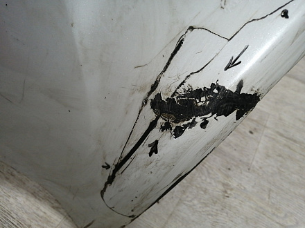 BA000119; Бампер передний; под паркт.; под омыват. (52119-06E50) для Toyota Camry 70 (2017 — 2021)/БУ; Оригинал; Р1, Мелкий дефект; 