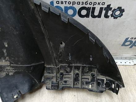 AA045763; Юбка переднего бампера (7P5807061) для Porsche Cayenne II (958) (2010-2014)/БУ; Оригинал; Р1, Мелкий дефект; 