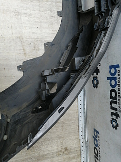 BA000167; Бампер передний; под паркт.; под омыват. (4G0 807 437) для Audi A6 C7/БУ; Оригинал; Р1, Мелкий дефект; 