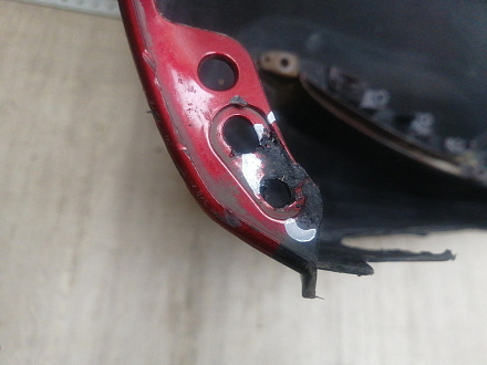 AA046200; Бампер передний; под паркт.; под омыват. (GSH7-50031) для Mazda 6 III (GJ) рест. 2 (2018-2024)/БУ; Оригинал; Р1, Мелкий дефект; 