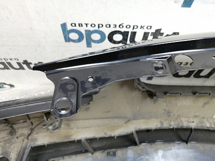 AA004123; Бампер передний, 4 отв. под датчики; под паркт.; под омыват. (51117200712) для BMW 5 серия F10 F11/БУ; Оригинал; Р0, Хорошее; (416) Темно-синий перламутр