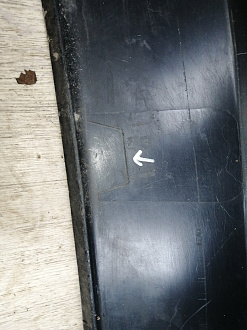 AA040306; Бампер задний; под паркт. (86611-2P500) для Kia Sorento II рест. (2012- 2020)/БУ; Оригинал; Р1, Мелкий дефект; 