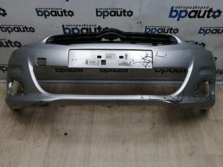 AA045228; Бампер передний; без паркт.; без омыват. (9676285080A) для Citroen C4 II HB (2011-2016)/БУ; Оригинал; Р2, Удовлетворительное;