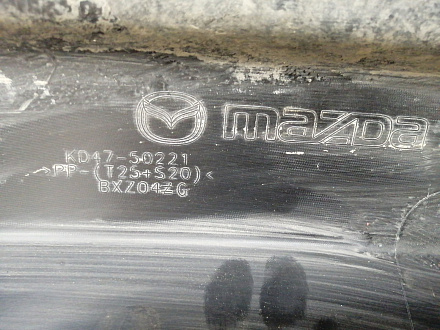 AA029816; Бампер задний; без паркт. (KD47-50221) для Mazda CX-5/БУ; Оригинал; Р2, Удовлетворительное; 