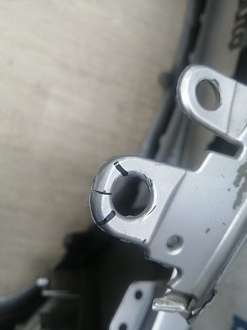 AA045988; Бампер передний; без паркт.; под омыват. (52119-12C70) для Toyota Corolla 150 рест. (2010-2013)/БУ; Оригинал; Р2, Удовлетворительное; 