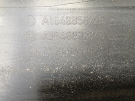 AA040481; Бампер задний; под паркт. (A1648856725) для Mercedes-Benz M-klasse II (W164) (2008-2011)/БУ; Оригинал; Р1, Мелкий дефект; 