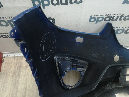 AA045774; Бампер передний; без паркт.; под омыват. (KD45-50031) для Mazda CX-5/БУ; Оригинал; Р1, Мелкий дефект; 