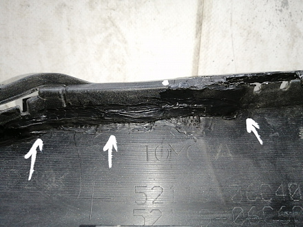 AA045401; Бампер передний; под паркт.; под омыват. (52119-06C40) для Toyota Camry/БУ; Оригинал; Р2, Удовлетворительное; 