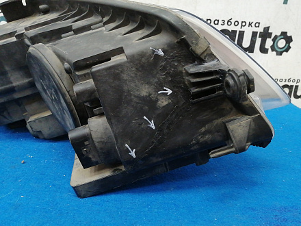 AA025042; Фара ксенон левая (1T1941751A) для Volkswagen Touran I рест. (2006-2010)/БУ; Оригинал; Р1, Мелкий дефект; 