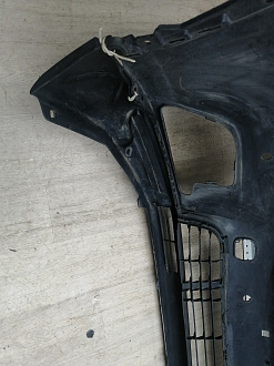 AA045949; Бампер передний; под паркт.; под омыват. (52119-0E220) для Toyota Highlander III (2014 — 2016)/БУ; Оригинал; Р1, Мелкий дефект; 