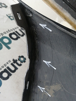 BA000152; Бампер передний; без паркт.; без омыват. (86511-3S500) для Hyundai Sonata VI (YF) (2010-2014)/БУ; Оригинал; Р2, Удовлетворительное; 