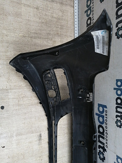 BA000228; Бампер передний; под паркт.; под омыват. (5G0807221) для Volkswagen Golf/БУ; Оригинал; Р1, Мелкий дефект; 