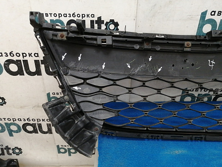 Решетка переднего бампера Мазда CX-7 I рест. 2009-2012, б/у, фото 14