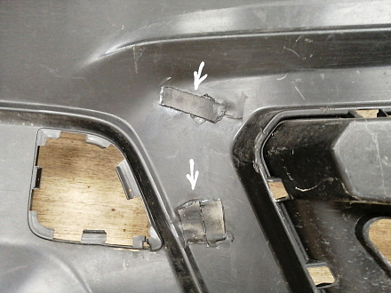 AA036957; Бампер передний; без паркт.; под омыват. (57704-SJ000) для Subaru Forester V (2018-2021)/БУ; Оригинал; Р2, Удовлетворительное; 