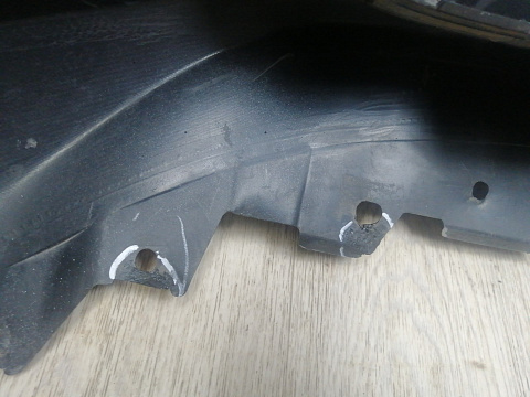 Фотография детали AA045776; Бампер передний; под паркт.; под омыват. (B63B-50031) для Mazda 3 BM/БУ; Оригинал; Р1, Мелкий дефект; . Фото номер 13