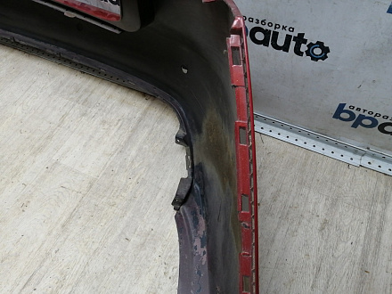 AA046122; Бампер задний; под паркт. (86611-4Y000) для Kia Rio III Sedan (2011- 2015)/БУ; Оригинал; Р1, Мелкий дефект; 