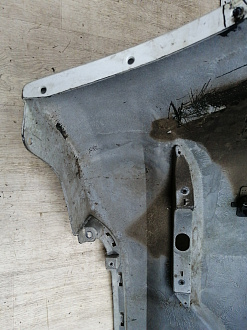 AA045616; Бампер задний; под паркт. (86611-4L700) для Hyundai Solaris I рест. HB (2014- 2016)/БУ; Оригинал; Р1, Мелкий дефект; 