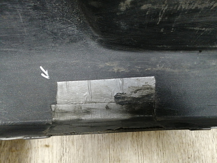 AA045331; Бампер передний; под паркт.; под омыват. (52119-60J00) для Toyota Land Cruiser 200 рест. (2012 — 2015)/БУ; Оригинал; Р1, Мелкий дефект; 