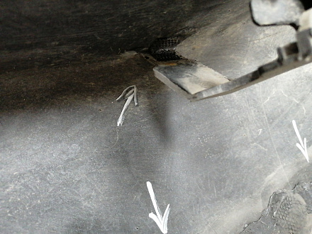 AA021145; Бампер задний; под паркт. (GS1M-50221) для Mazda 6 GH/БУ; Оригинал; Р2, Удовлетворительное; 