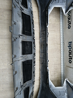 AA045918; Бампер передний; без паркт.; без омыват. (2803127XKQ11A) для Haval F7 I рест. (2022-н.в.)/БУ; Оригинал; Р1, Мелкий дефект; 