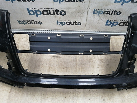 AA045536; Бампер передний; под паркт.; под омыват. (4L0 807 437) для Audi Q7 I (2005-2010)/БУ; Оригинал; Р1, Мелкий дефект; 