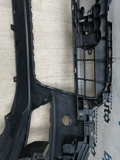 AA045631; Бампер передний; под паркт.; под омыват. (4G0 807 437) для Audi A6 C7/БУ; Оригинал; Р1, Мелкий дефект; 