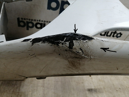 AA045589; Бампер передний; без паркт.; под омыват. (8K0 807 437 AC) для Audi A4 B8/БУ; Оригинал; Р2, Удовлетворительное; 