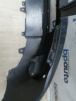 AA046003; Бампер передний; под паркт.; под омыват. (52119-60E01) для Toyota Land Cruiser Prado 150 (2010 — 2013)/БУ; Оригинал; Р1, Мелкий дефект; 