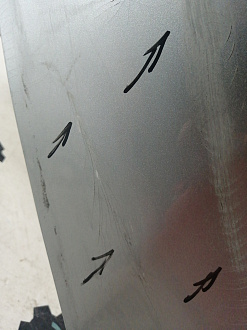 BA000185; Бампер передний; без паркт.; под омыват. (52119-05190) для Toyota Avensis/БУ; Оригинал; Р2, Удовлетворительное; 