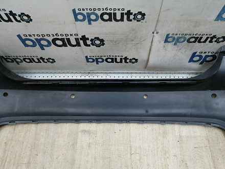 AA046123; Бампер задний; под паркт. (86611-4Y000) для Kia Rio III Sedan (2011- 2015)/БУ; Оригинал; Р1, Мелкий дефект; 