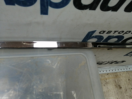 AA044562; Молдинг порога левый, хром (75858-33010) для Toyota Camry 50 (2012 — 2014)/БУ; Оригинал; Р0, Хорошее; 