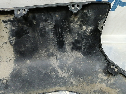 Фотография детали AA044839; Накладка заднего бампера нижняя правая (51127242528) для BMW Х5 II (E70) рест. (2010-2013)/БУ; Оригинал; Р1, Мелкий дефект; . Фото номер 7