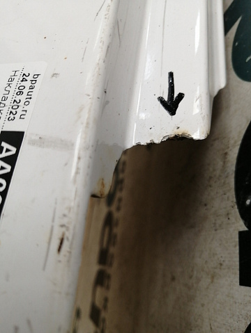 Фотография детали AA035210; Накладка порога левая (76851 EM40A) для Nissan Tiida/БУ; Оригинал; Р1, Мелкий дефект; . Фото номер 3