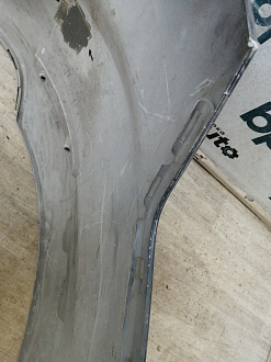 AA043864; Бампер задний; без паркт. (BS71-F17906-A) для Ford Mondeo Sedan IV рест. (2010- 2014)/БУ; Оригинал; Р1, Мелкий дефект; 