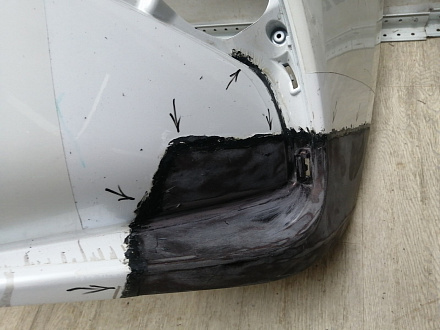 BA000269; Бампер передний; под паркт.; без омыват. (52119-33A30) для Lexus ES VI рест. (2015 - 2018)/БУ; Оригинал; Р2, Удовлетворительное; 