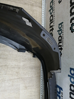 AA046117; Бампер задний; без паркт. (86611-4Y000) для Kia Rio III Sedan (2011- 2015)/БУ; Оригинал; Р1, Мелкий дефект; 