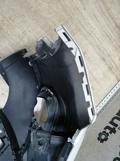 AA045684; Бампер передний, Track-Field; без паркт.; под омыват. (5N0807221T) для Volkswagen Tiguan I рест. (2011- 2016)/БУ; Оригинал; Р1, Мелкий дефект; 