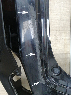 AA045476; Бампер задний; под паркт. (86611-M0000) для Hyundai Creta I (2016-2021)/БУ; Оригинал; Р2, Удовлетворительное; 