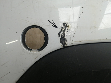 AA045254; Бампер передний; без паркт.; без омыват. ( BB5317C831) для Ford Explorer V (2011-2015)/БУ; Оригинал; Р1, Мелкий дефект; 