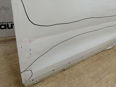 Фотография детали AA043416; Дверь передняя левая (H0101-BM9MA) для Nissan Qashqai/БУ; Оригинал; Р2, Удовлетворительное; . Фото номер 4