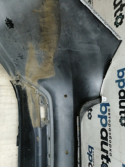 AA046112; Бампер задний; под паркт. (86611-4Y000) для Kia Rio III Sedan (2011- 2015)/БУ; Оригинал; Р1, Мелкий дефект; 