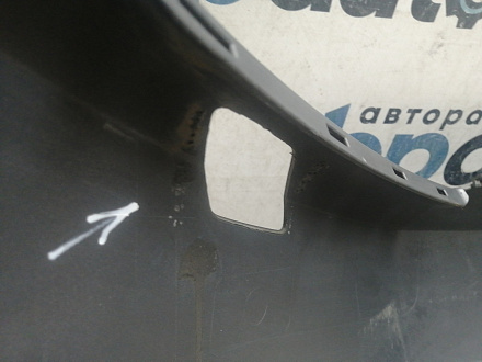 AA045976; Бампер передний; без паркт.; под омыват. (5K0807221) для Volkswagen Golf/БУ; Оригинал; Р1, Мелкий дефект; 