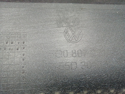 BA000222; Бампер передний; под паркт.; под омыват. (5G0807221) для Volkswagen Golf/БУ; Оригинал; Р2, Удовлетворительное; 