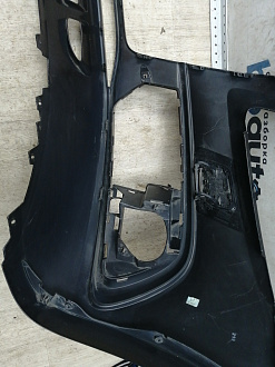BA000256; Бампер передний, S-line; без паркт.; под омыват. (8R0 807 437 AC) для Audi Q5 I рест. (2012-2017)/БУ; Оригинал; Р1, Мелкий дефект; 
