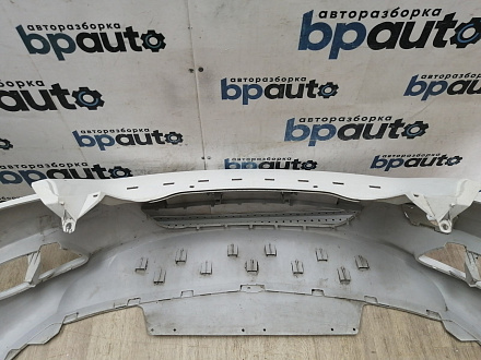 AA044723; Бампер передний; без паркт.; без омыват. (13247273) для Opel Zafira B рест. (2008 - 2014)/БУ; Оригинал; Р1, Мелкий дефект; 