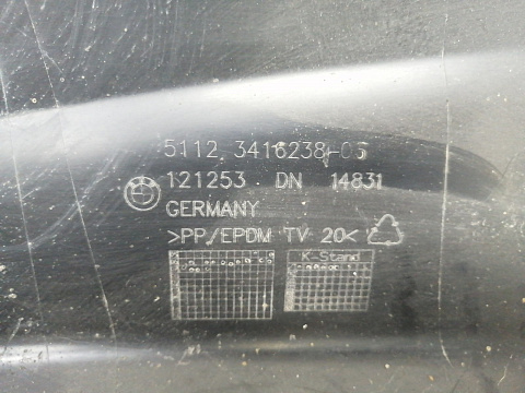 Фотография детали AA021475; Юбка заднего бампера правая (51123416238) для BMW Х3 I (Е83) рест. (2006-2010)/БУ; Оригинал; Р1, Мелкий дефект; . Фото номер 10