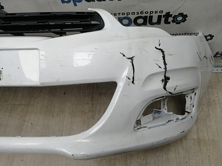 AA045244; Бампер передний; без паркт.; без омыват. (9676285080A) для Citroen C4 II HB (2011-2016)/БУ; Оригинал; Р2, Удовлетворительное; 