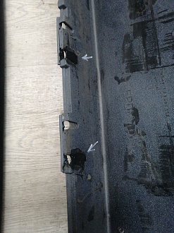 BA000245; Бампер передний; без паркт.; под омыват. (5M0807221N) для Volkswagen Golf Plus II (2009-2014)/БУ; Оригинал; Р2, Удовлетворительное; 